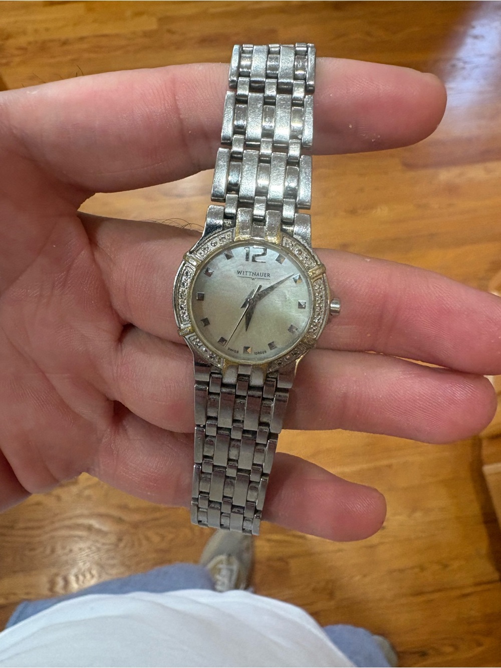 Wittnauer Women's Warwick Collection Sapphire Diamond Watch 10R028